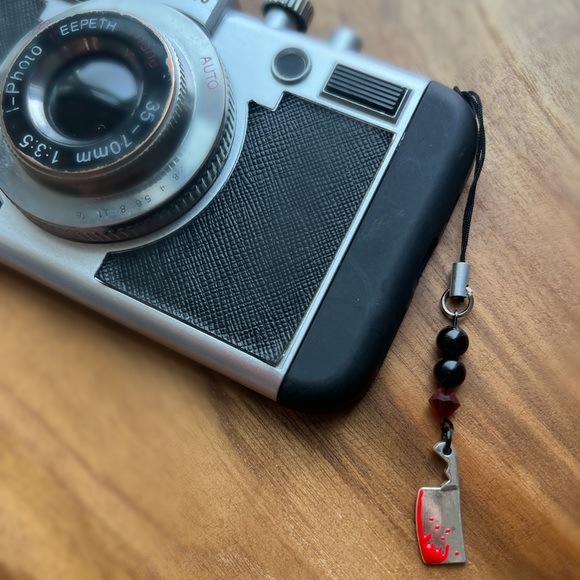 🖤🧡📱🎃 spooky Halloween handmade keychain phone charm - Picture 4 of 7